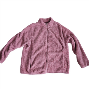 Ci Sono Pink Teddy Jacket